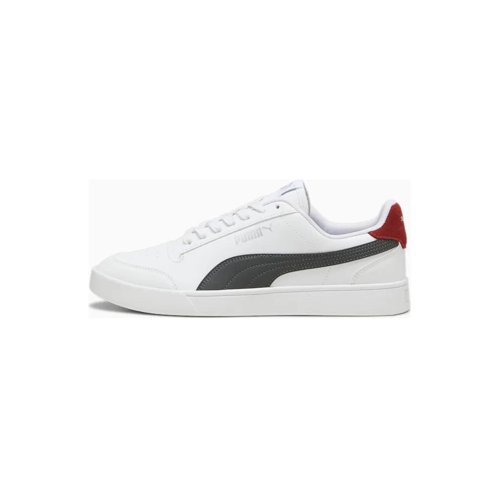 Puma Shuffle White / Shadow Gray / Intense Red (309668-33)