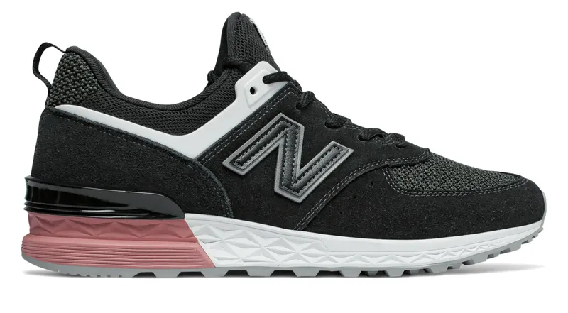 New Balance  574 Sport Black Dusty Peach Black/Dusty Peach (MS574STK)