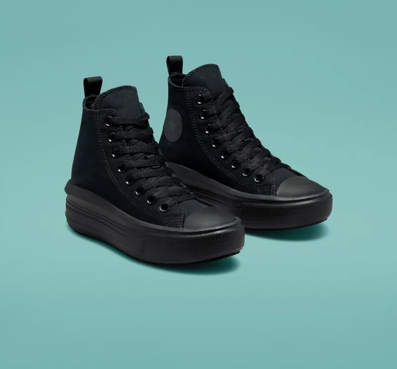 Converse Chuck Taylor All Star Move Platform Black/Black/dk Smoke Grey