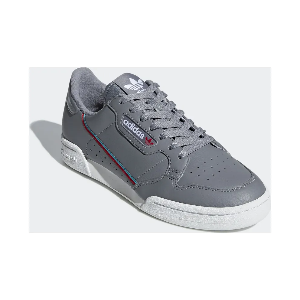 adidas Continental 80 Grey Grey/Hi-Res Aqua/Scarlet (B41671)