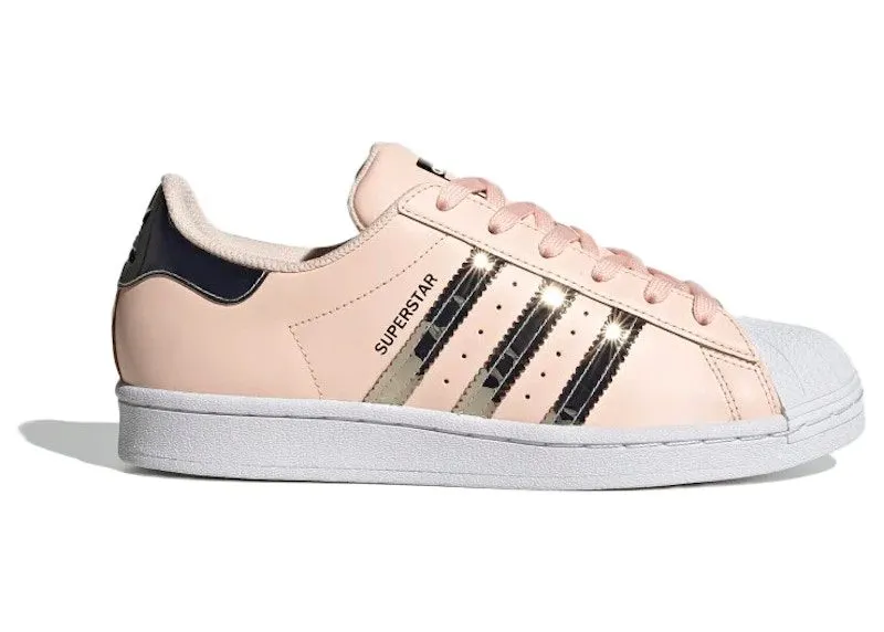 adidas Superstar Metallic Stripes Pink Tint (FW5014)