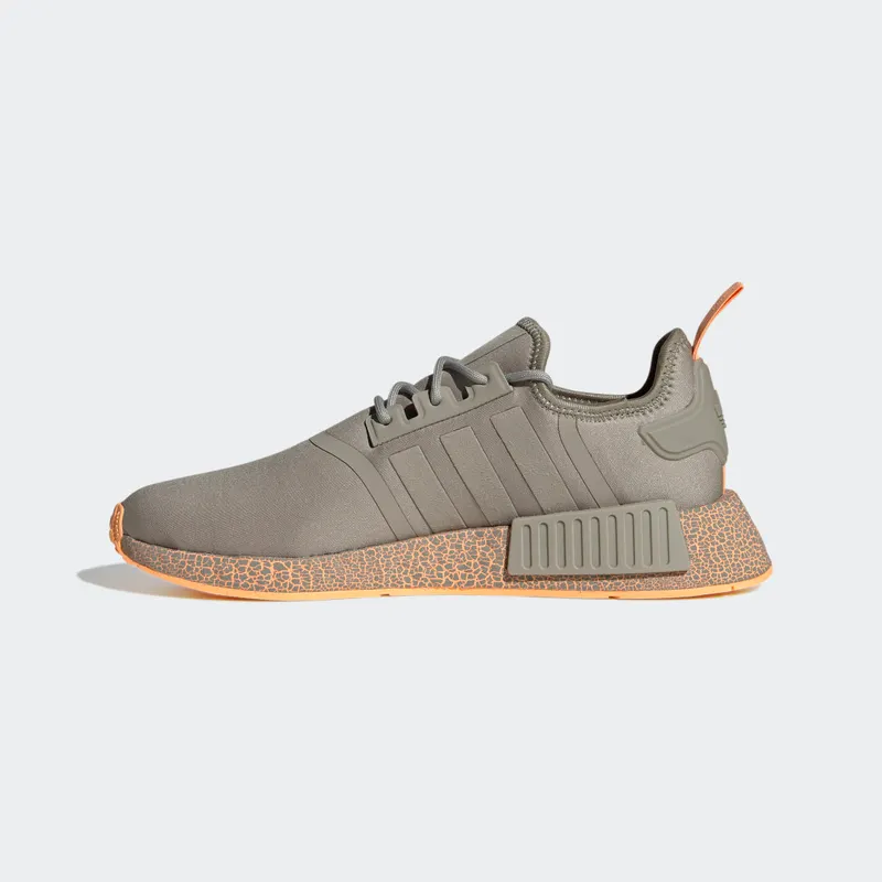 Adidas NMD_R1 Feather Grey / Feather Grey / Acid Orange (GW5632)