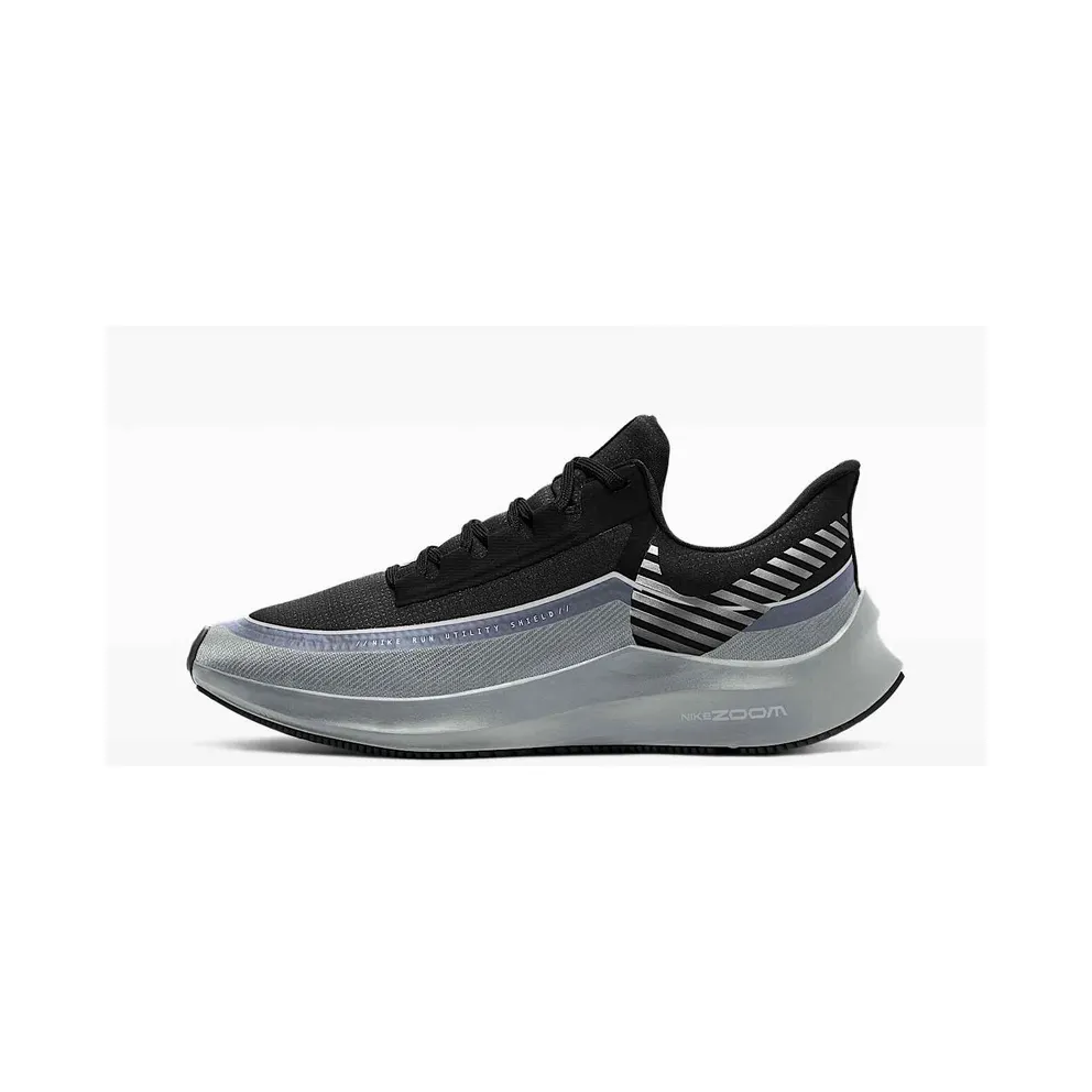 Nike Air Zoom Winflo 6 Shield “Black / Wolf Grey / Metallic Platinum / Reflect Silver” (BQ3191-001)