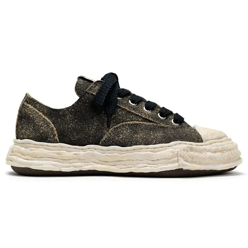 Maison Mihara Yasuhiro Peterson 23 OG Sole Vintage Suede Low Black White (A15FW724-BLK)