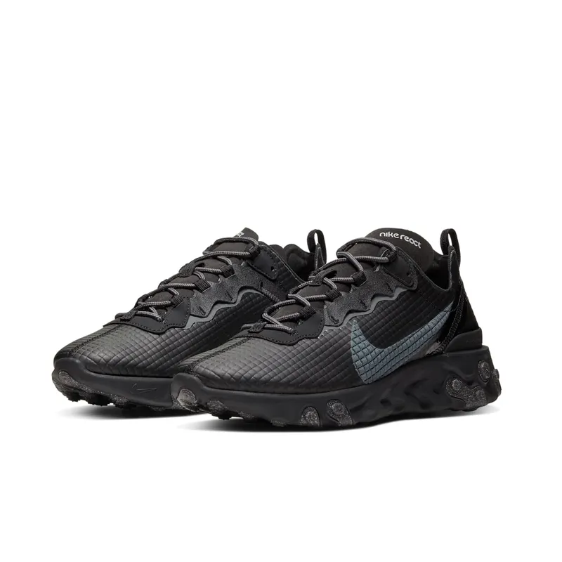 Nike React Element 55 Quilted Grids Black (2019) (CI3835-002)