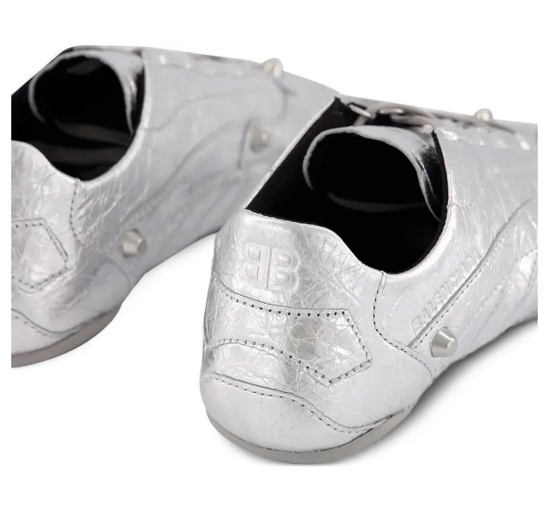 Balenciaga City Metallic Studded “Silver” (856693 WZCYL 8800) (2)