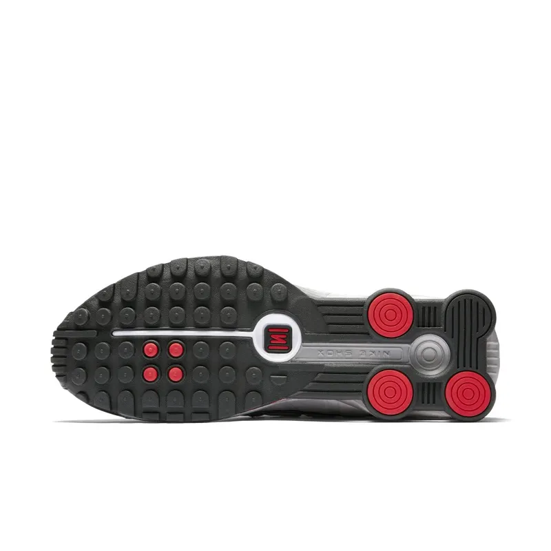 Nike Shox R4 Silver Black Red (BV1111-008)