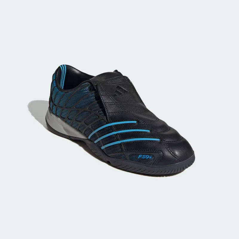 Adidas F50 SALA Shoes Core Black / Sky Rush / Blue Rush (HQ9243)