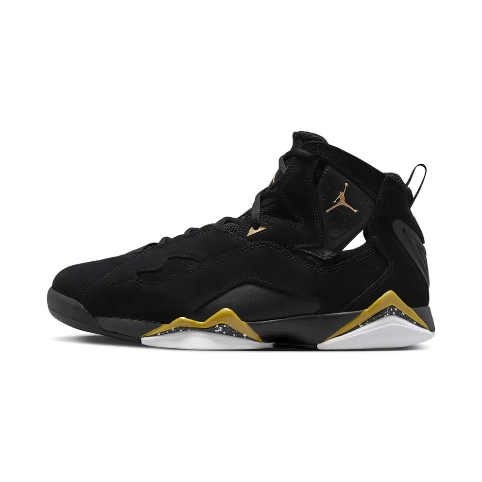Jordan True Flight Black White Metallic Gold (342964-072)