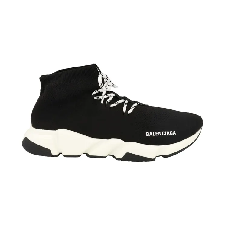 Balenciaga Speed Lace Up Black White (587289 W1702 1015)
