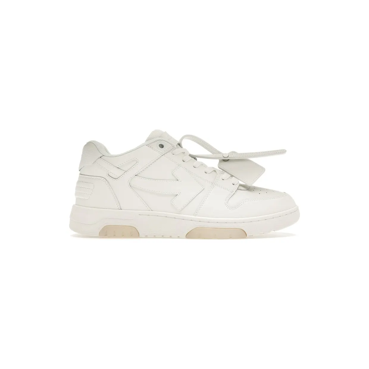 OFF-WHITE Out Of Office OOO Low Tops Triple White (OMIA189C99LEA0010100)