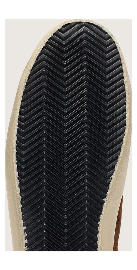 Golden Goose Men’S Super-Star Ltd In Brown Suede With Brick-Red Leather Star And Embroidery With Green Beads (GMF00101.F008592.55788) (5)