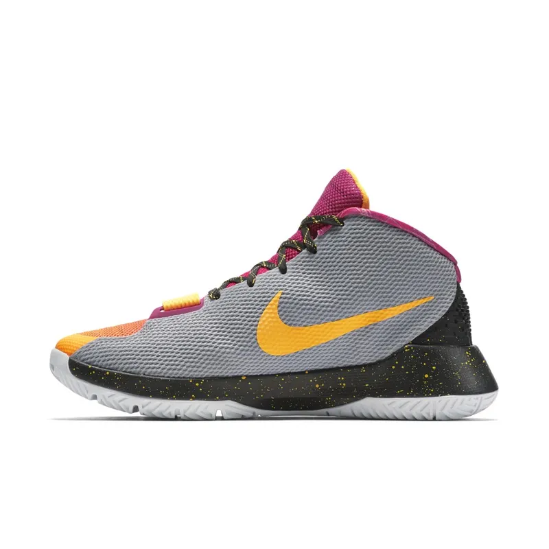 Nike KD Trey 5 III Rise Flat Silver/Bright Magenta-Metallic Clear-Black-Laser Orange (812570-090)