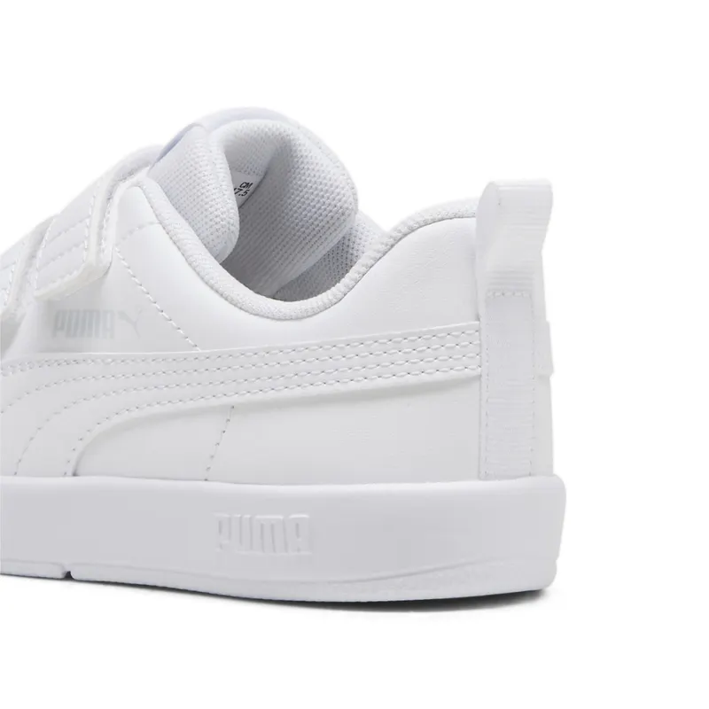 Puma Courtflex V3 “Puma White / Puma White / Silver Mist” (397642_02)