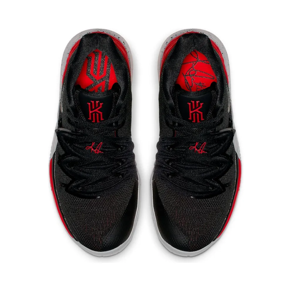 Nike Kyrie 5 Bred (GS) University Red/Black-Pure Platinum (AQ2456-600)