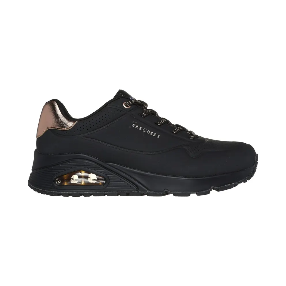 Skechers UNO – Shimmer Away Sneaker Schwarz