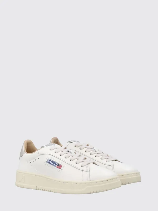 Autry Dallas Low Low-Top in Smooth Cowhide Leather White (ADLWMR08)