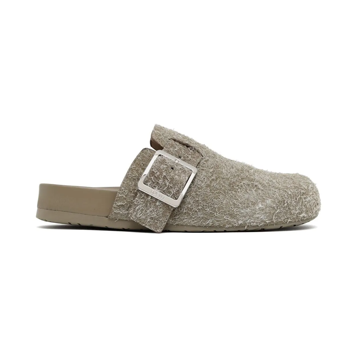 Loewe Easy Buclke Slippers Brushed Khaki