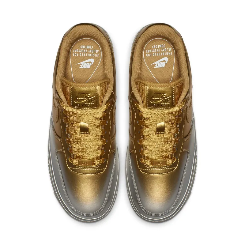 Nike Air Force 1 Low Gold Silver (898889-012)
