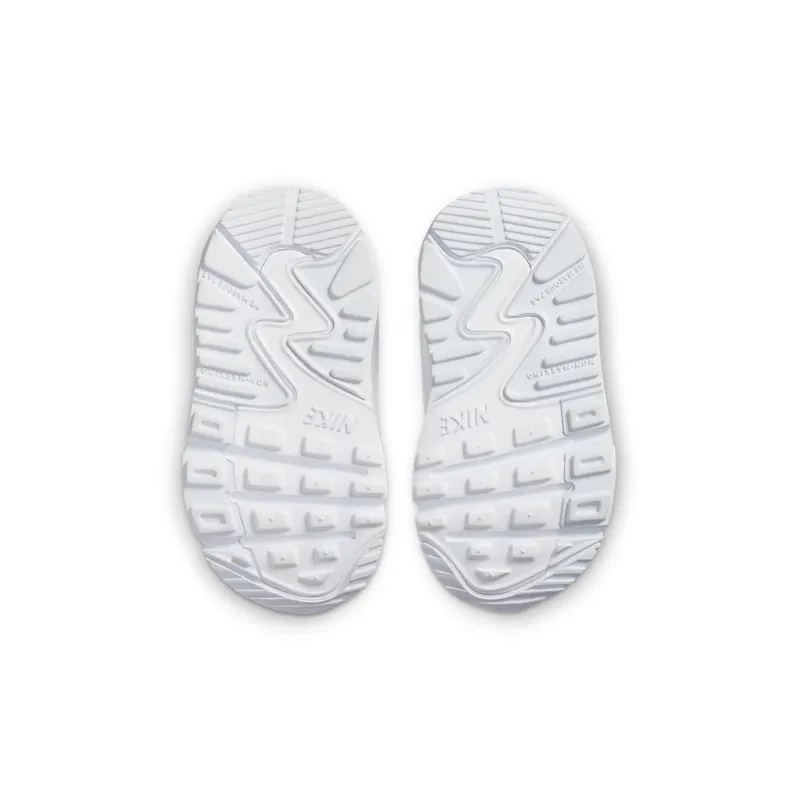 Nike Air Max 90 Leather Triple White (TD) White/Metallic Silver-White-White (CD6868-100)