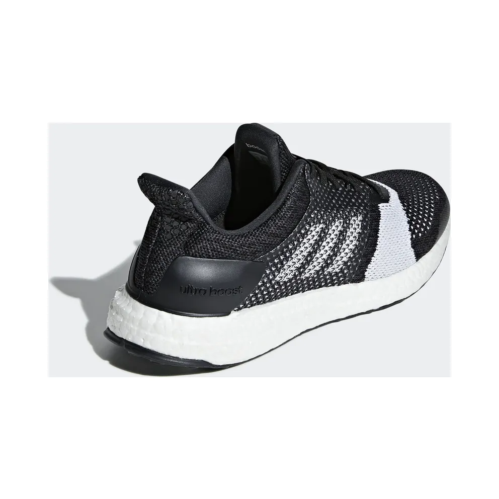 adidas Ultra Boost ST Black White Carbon Core Black/Footwear White/Carbon (B37694)