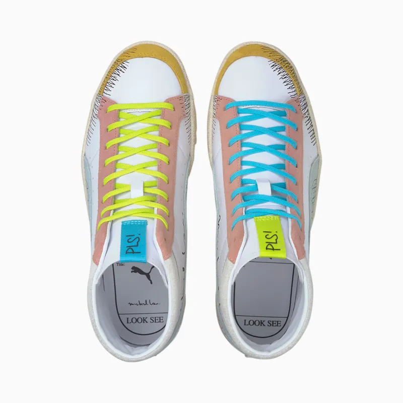 Puma x MICHAEL LAU Ralph Sampson 70 Mid White/Blue (375197-01)
