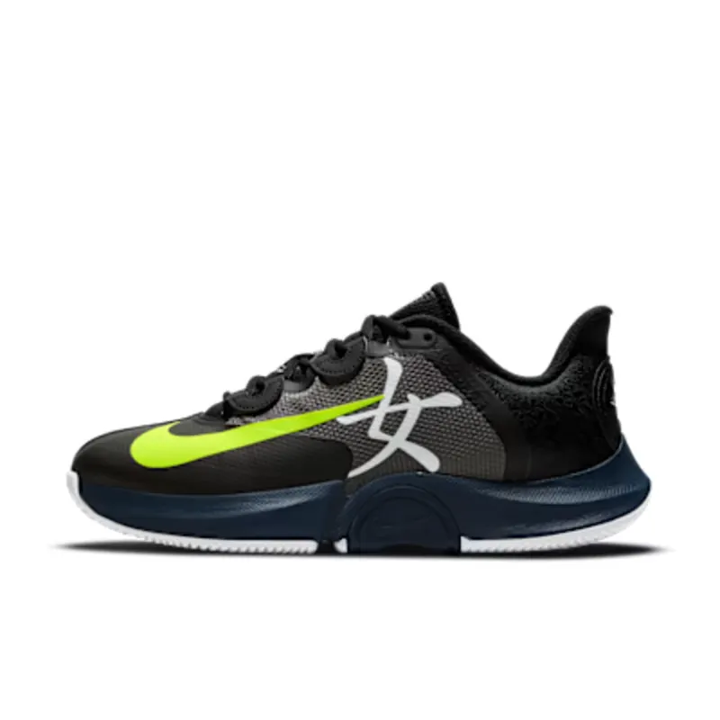 NikeCourt Air Zoom GP Turbo Black Volt Navy (W) “Black / College Navy / Volt / White” (DD6871-024)