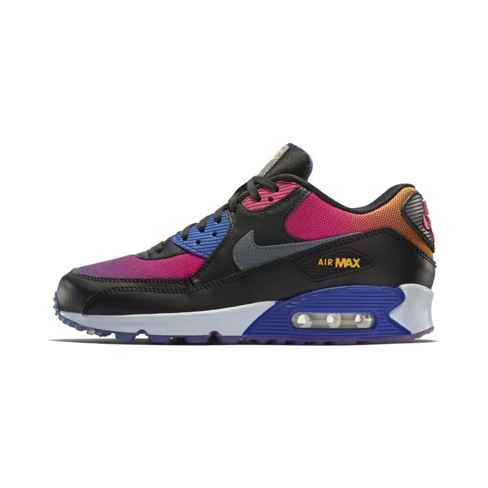 Nike Air Max 90 SD Gradient Black/Persian Violet-Volt-Pink Force (724763-005)