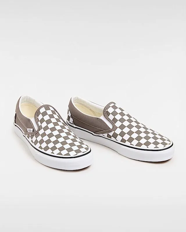 Vans Classic Slip-On Color Theory Checkerboard Bungee Cord (VN000BVZ9JC)