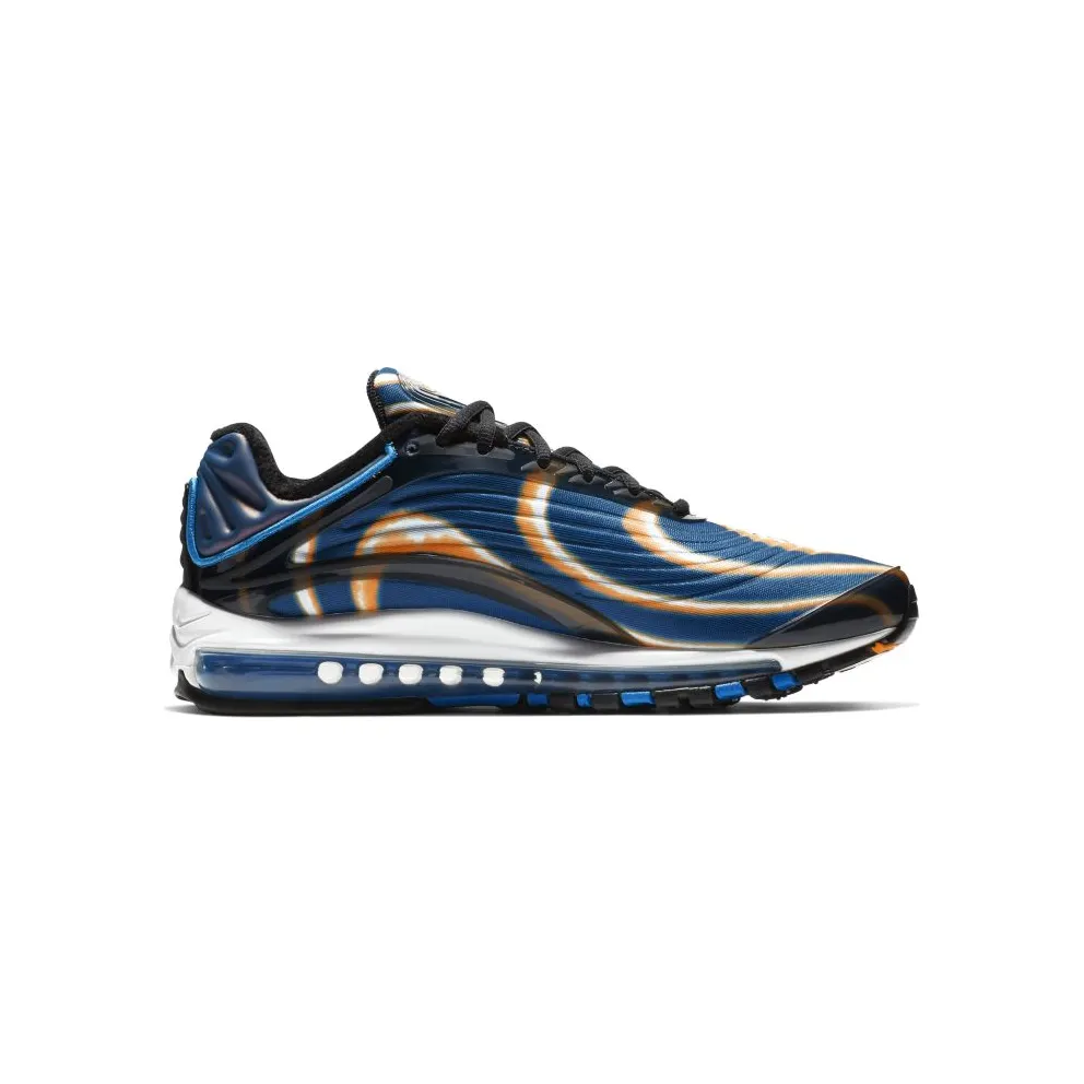 Nike Air Max Deluxe Blue Force Cool Grey/Total Orange-Blue Force-Black-Bright Grape-Cobalt Tint (AJ7831-002)