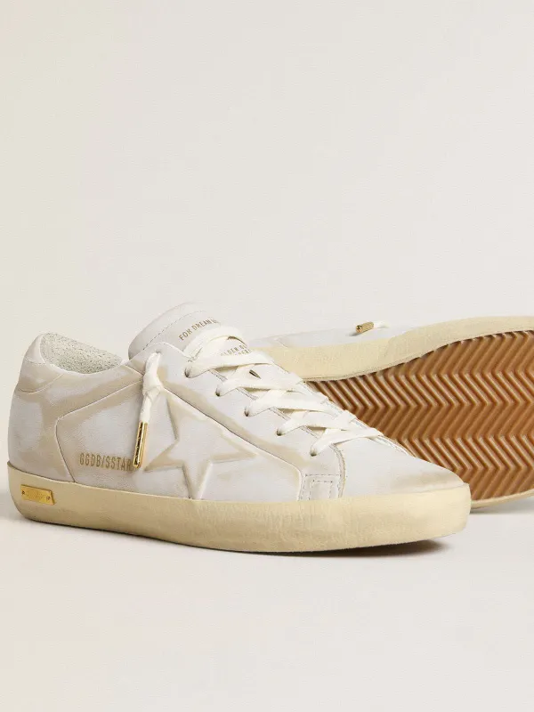 Golden Goose Women’S Super-Star With White Leather Star And Heel Tab With Lived-In Effect (GWF00904.F007248.10189) (3)