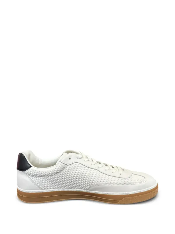 Tommy Hilfiger Luxe Sneakers mit gewebtem Einsatz – Weiß (FM0FM05926)