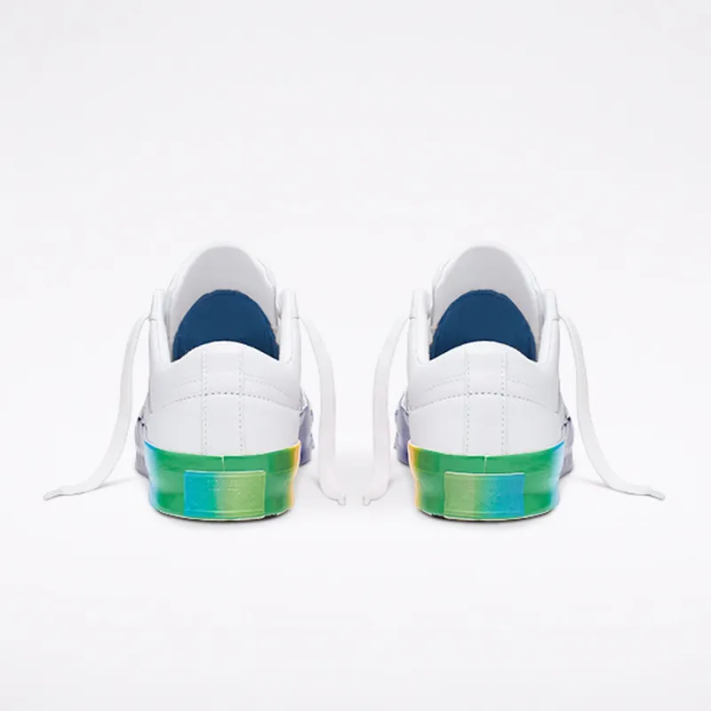 Converse One Star Ox Golf Le Fleur Rainbow Sole White/White-Multi (166409C)