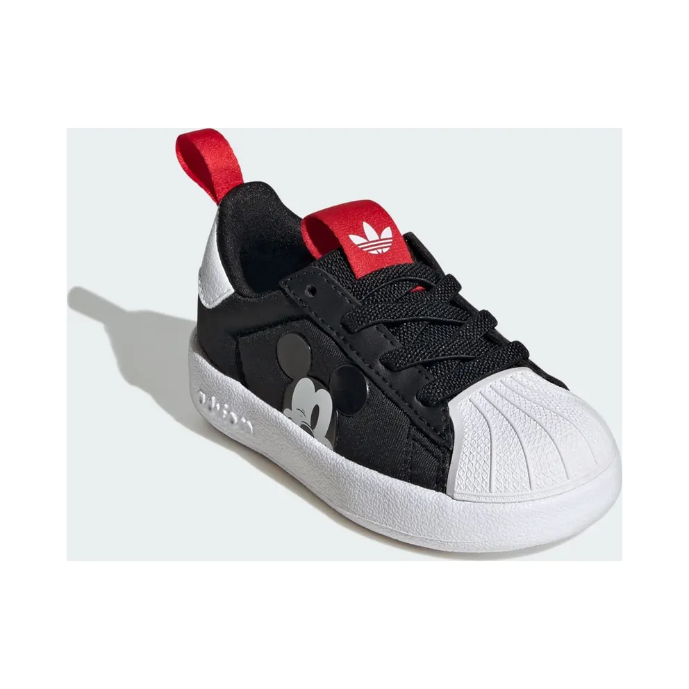 Adidas ADIDAS DISNEY MICKEY MOUSE adiFOM SUPERSTAR 360 SHOES Core Black / Cloud White / Better Scarlet (JH5179)
