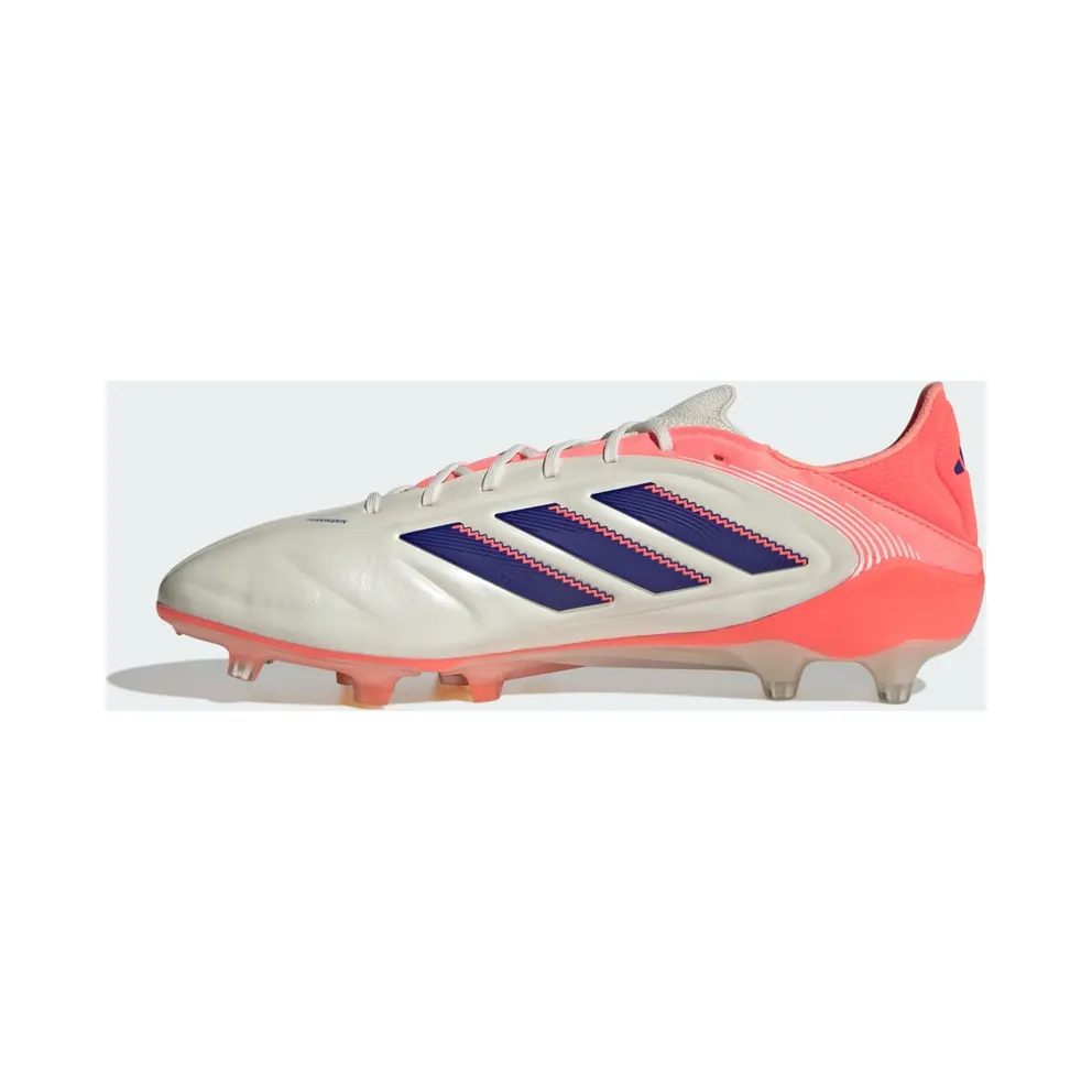 adidas Copa Pure 3 Elite Artificial Grass Boots “Off White / Lucid Blue / Signal Coral” (JR2819)