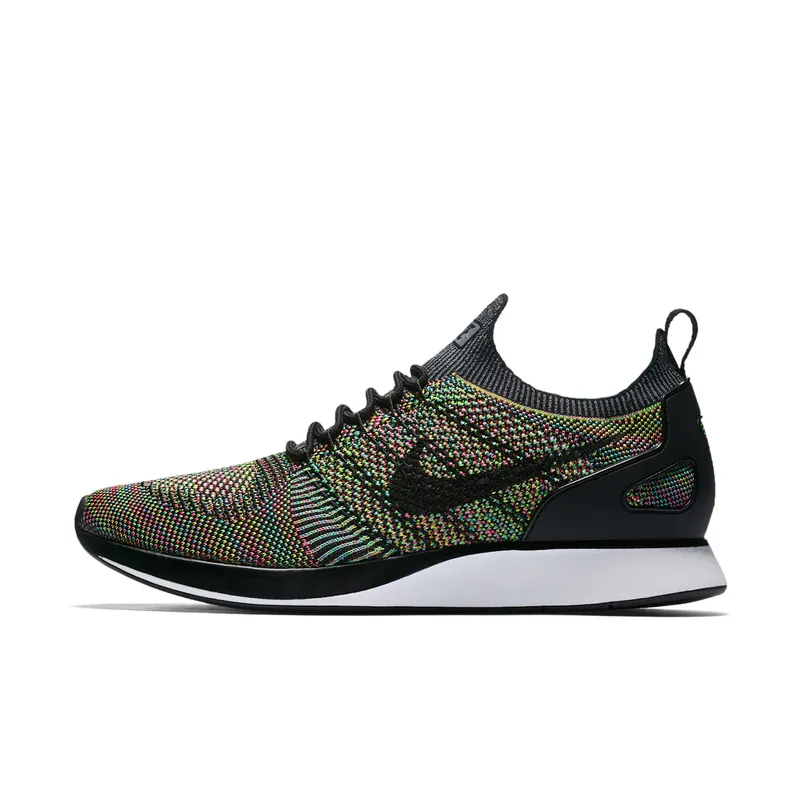 Nike Mariah Flyknit Racer Multi-Color White/Black-Volt-Chlorine Blue (918264-101)