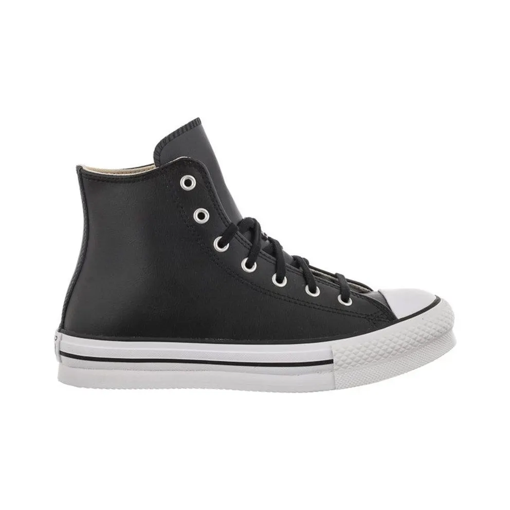 Converse Chuck Taylor All Star Eva Lift Hi Leather Black Natural Ivory (A02485C)