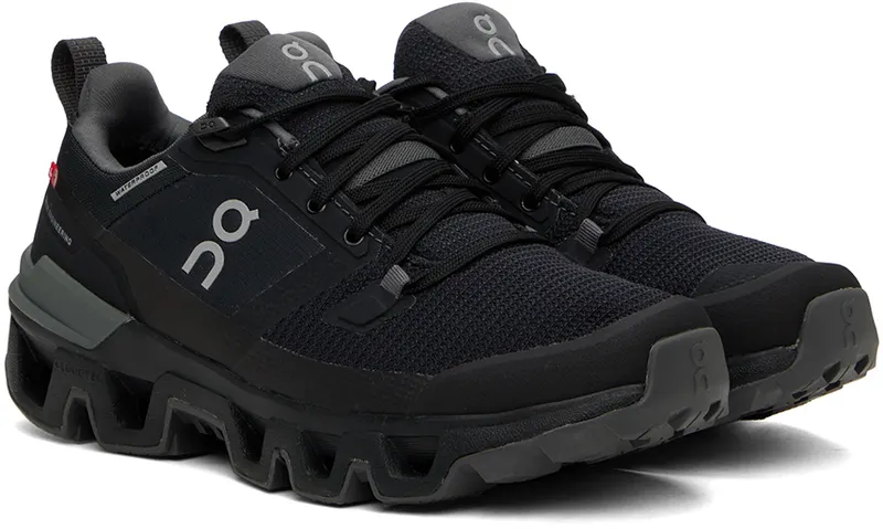 On Black Cloudwander Sneakers (73.98602)