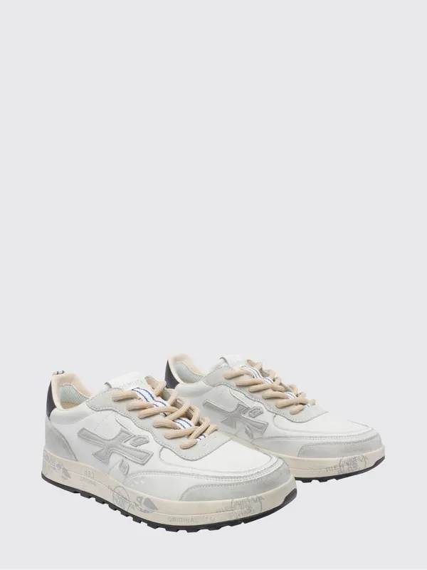 Premiata Nous Suede and Mesh White (NOUS7233)