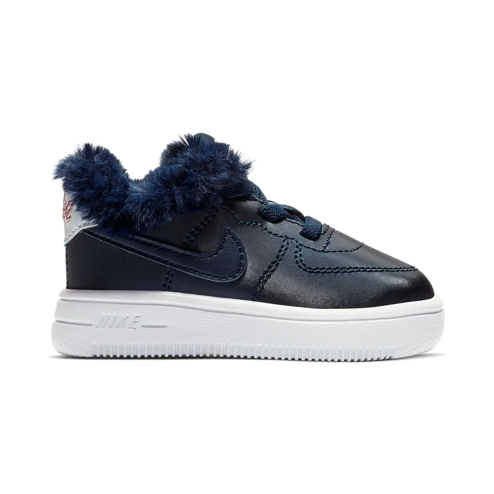 Nike Air Force 1 Low Valentines Day 2019 Obsidian (TD) Obsidian/Obsidian-White-Bleached Coral (AV0751-400)