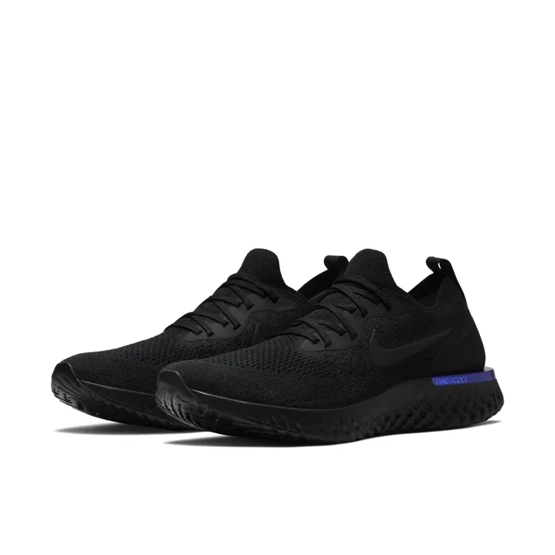 Nike Epic React Flyknit Black Racer Blue Black/Black-Racer Blue (AQ0067-004)