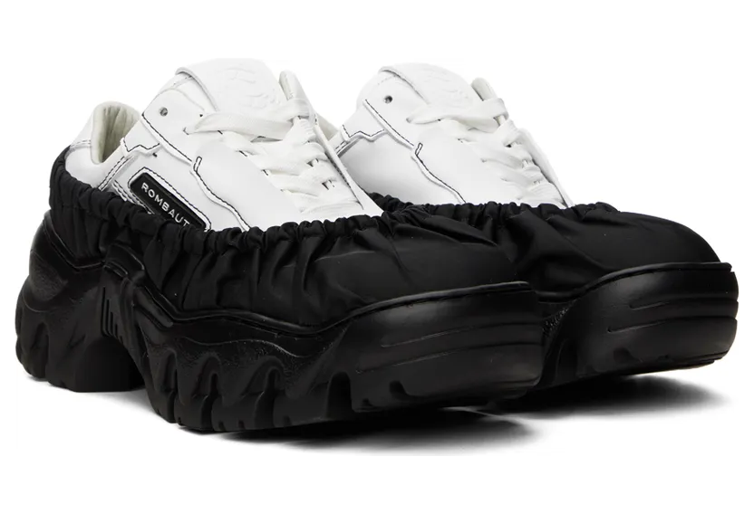 Rombaut White & Black Boccaccio II Sneakers (S21-B-004) (4)