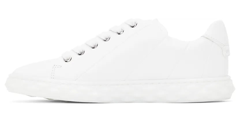 Jimmy Choo White Diamond Light Sneakers (DIAMOND LIGHT/F NAP) (3)