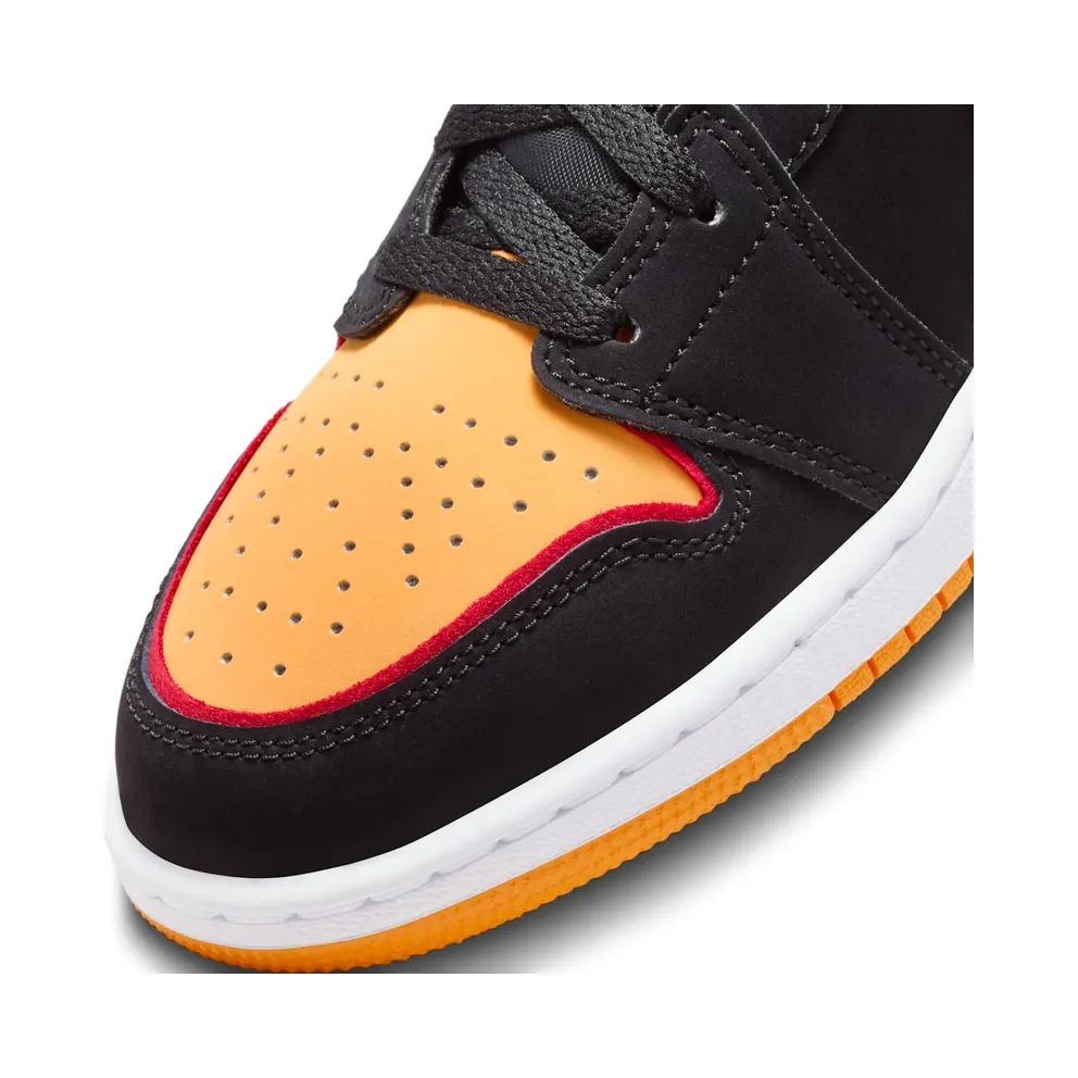 Jordan 1 Mid SE Black Vivid Orange (FJ4924-008)
