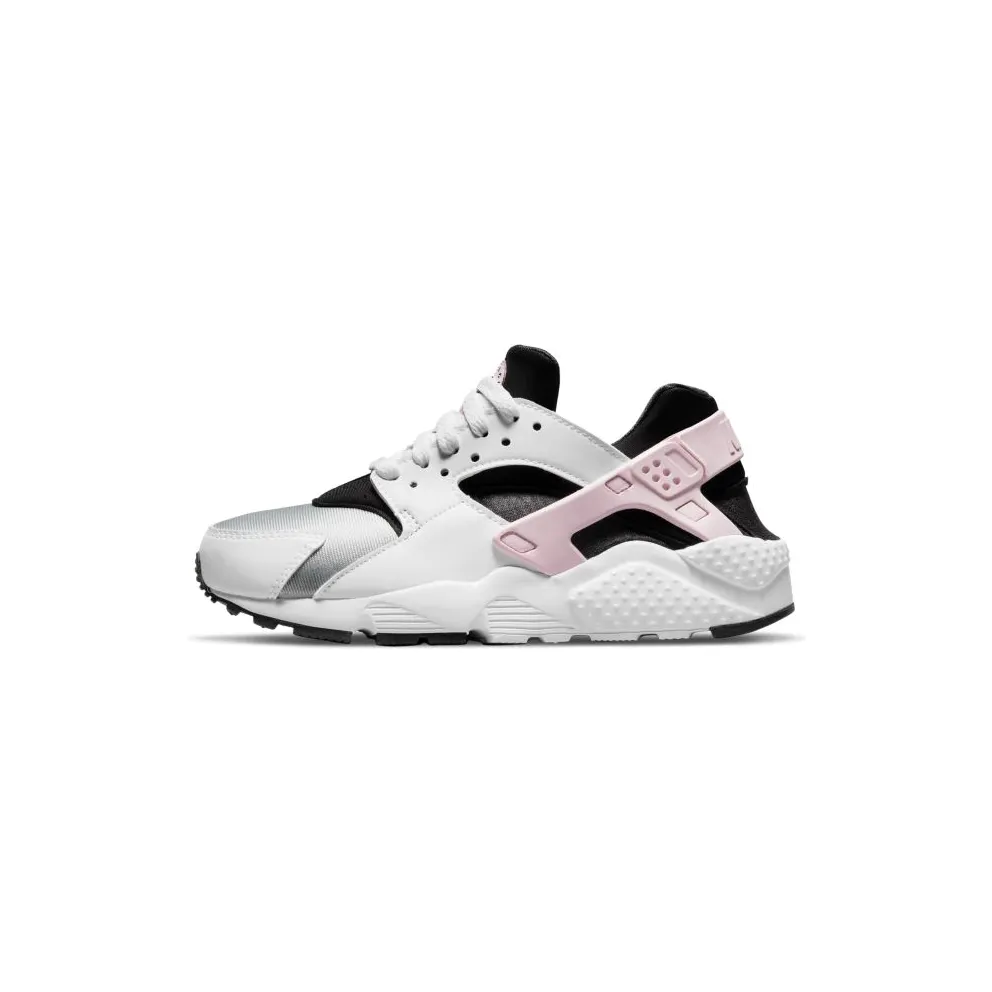 Nike Huarache Run “White / Grey Fog / Off-Noir / Pink Foam” (654275-115)