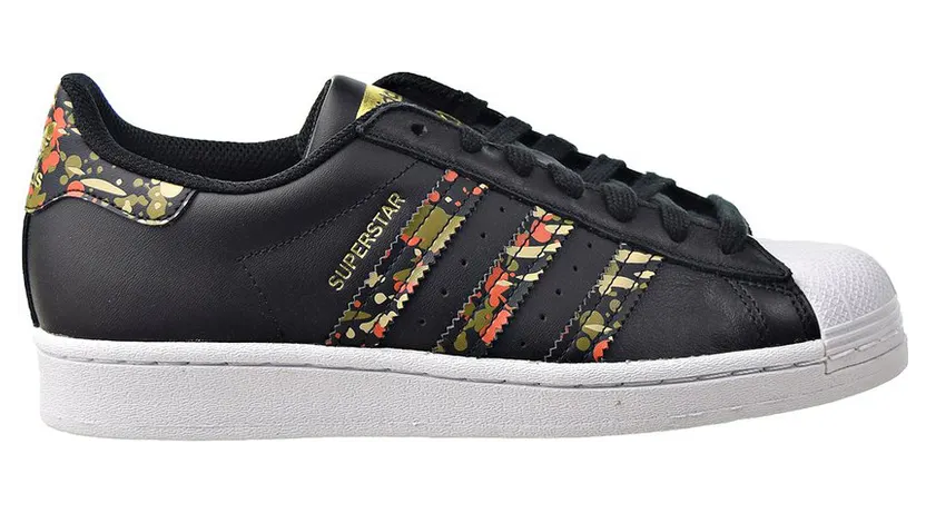 adidas Superstar Core Black Fox Orange (FX5539)