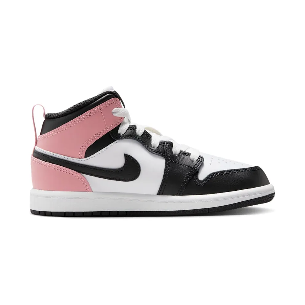 Jordan 1 Mid PS “White Rust Pink Black” (DQ8424-100)