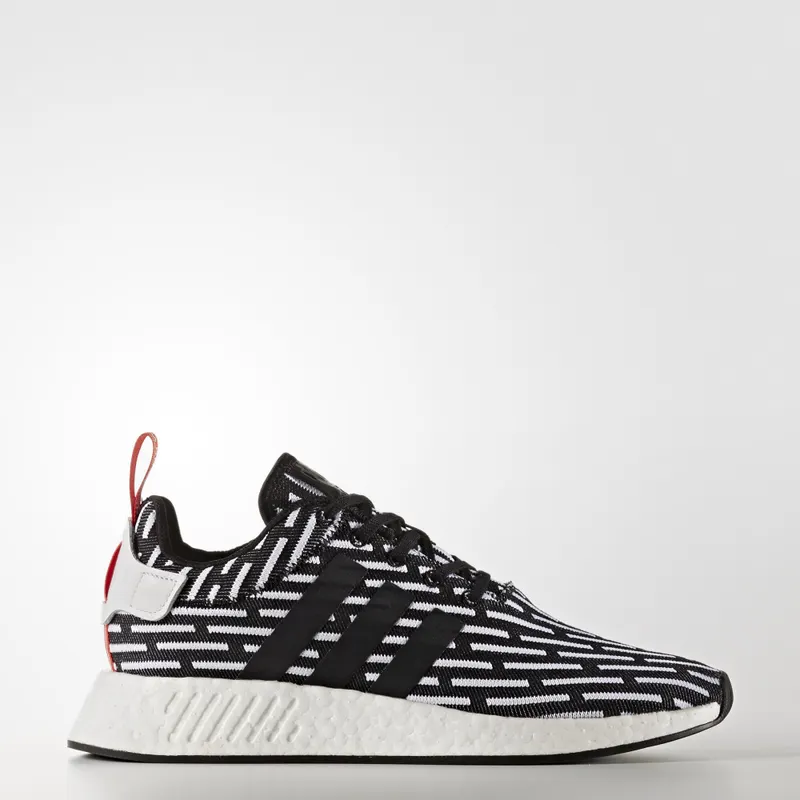 adidas NMD R2 Black White Core Black/Footwear White (BB2951)