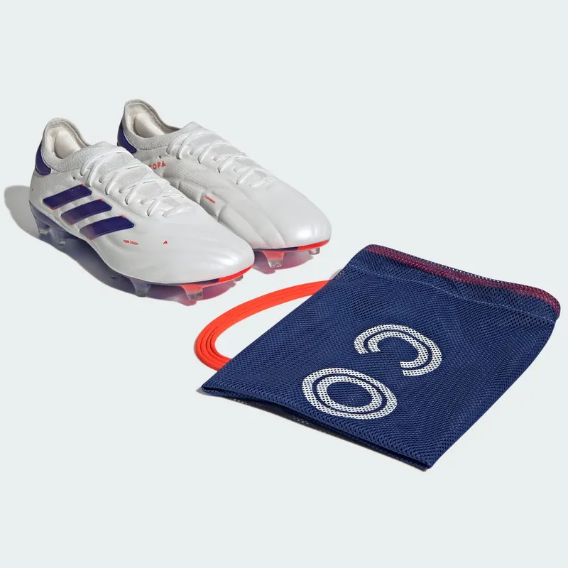 adidas Copa Pure 2 Elite KT FG Cloud White Lucid Blue Solar Red (IG6397)