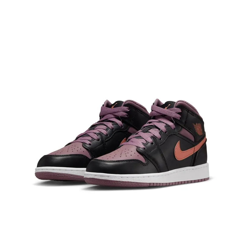 Air Jordan Retro 1 Mid SE GS “Black Sky J Mauve” (FB9909-008)